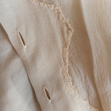 Cargar imagen en el visor de la galería, 1940s - Exquisite Handmade French Silk Sheer Blouse - W31 (80cm)