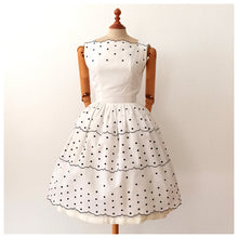 Charger l'image dans la galerie, 1950s 1960s - Exquisite French Embroidery Dress - W24.5 (62cm)