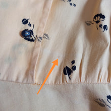 Charger l'image dans la galerie, 1940s 1950s - Beautiful Butter Yellow Cotton Dress - W28.5 (72cm)