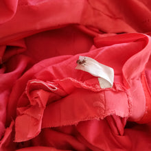 Charger l'image dans la galerie, 1950s 1960s - Stunning Coral Cotton Dress - W28 (72cm)