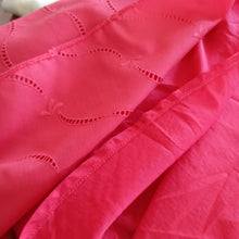 Charger l'image dans la galerie, 1950s 1960s - Stunning Coral Cotton Dress - W28 (72cm)