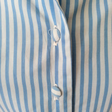 Charger l'image dans la galerie, 1950s - REDOUTE, France - Delicious Striped Cotton Blouse - W35 (90cm)