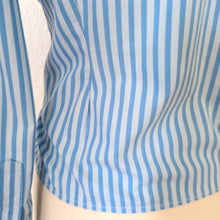 Charger l'image dans la galerie, 1950s - REDOUTE, France - Delicious Striped Cotton Blouse - W35 (90cm)