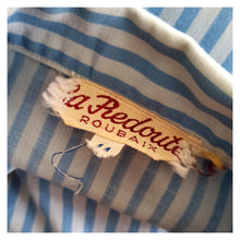 Charger l'image dans la galerie, 1950s - REDOUTE, France - Delicious Striped Cotton Blouse - W35 (90cm)