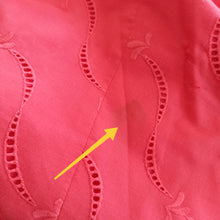 Charger l'image dans la galerie, 1950s 1960s - Stunning Coral Cotton Dress - W28 (72cm)