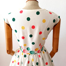 Charger l'image dans la galerie, 1950s 1960s - Fabulous Colorful Bubbles Dress - W30 (76cm)