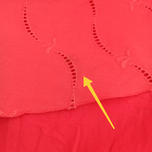 Charger l'image dans la galerie, 1950s 1960s - Stunning Coral Cotton Dress - W28 (72cm)