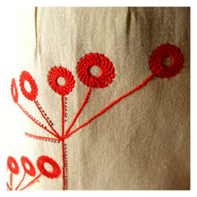 Laden Sie das Bild in den Galerie-Viewer, 1960s - Unworn - Gorgeous Embroidery Linen Dress - W30 (76cm)