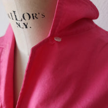 Charger l'image dans la galerie, 1950s - JOSSELYNE, France - Gorgeous Pink Cotton Blouse - Sz.50