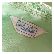 Load image into Gallery viewer, 1950s - CAROL BRENT, USA - Adorable Apple Green Dress - W30 (76cm)