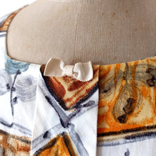 Charger l'image dans la galerie, 1950s 1960s - Gorgeous Roseprint Cotton Dress - W27.5 (70cm)