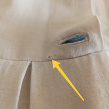 Charger l'image dans la galerie, 1950s - Marvelous Blue Shades Linen Dress - W27.5 (70cm)