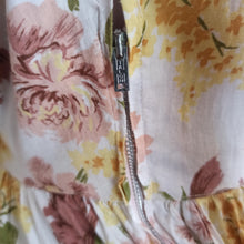 Load image into Gallery viewer, 1950s - Beautiful Roseprint Summer Cotton Dress - W32 (82cm)
