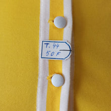 Carica l'immagine nel visualizzatore di Gallery, 1960s - TYSSABRIL, France - DEADSTOCK Yellow Twiggy Dress - W30 (76cm)