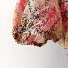 Charger l'image dans la galerie, 1950s - Adorable Puffed Sleeves Floral Dress - W26 (66cm)