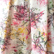 Charger l'image dans la galerie, 1950s - Adorable Puffed Sleeves Floral Dress - W26 (66cm)