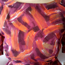 Charger l'image dans la galerie, 1950s 1960s - Stunning Abstract Dress - W26 (66cm)