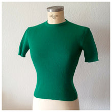 Charger l'image dans la galerie, 1960s - Green Knit Top