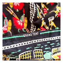 Charger l'image dans la galerie, 1950s - FRANCE - Stunning Novelty Print Dress - W31 (78cm)