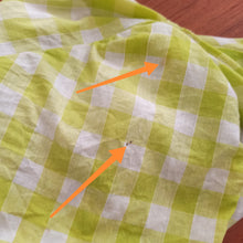 Charger l'image dans la galerie, 1950s - Adorable Green Checked Belted Dress - W27.5 (70cm)