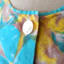 Load image into Gallery viewer, 1950s - BOUSSAC de PARIS, France - Stunning Cotton Dress - W29 (74cm)