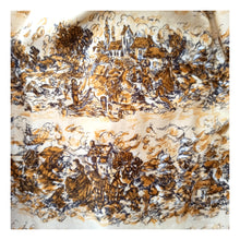 Charger l'image dans la galerie, 1950s - Fabulous Novelty Print Cotton Dress - W27.5 (70cm)