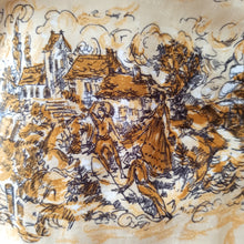 Charger l'image dans la galerie, 1950s - Fabulous Novelty Print Cotton Dress - W27.5 (70cm)