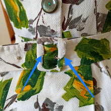 Charger l'image dans la galerie, 1950s - FONTANOR, Belgium - Fabulous Roseprint Dress - W30 (76cm)