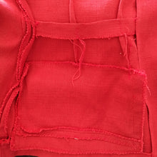 Charger l'image dans la galerie, 1940s 1950s - LE REUSSI, Paris - New Look Coral Red Linen Jacket  - W28 (72cm)