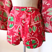 Charger l'image dans la galerie, 1950s - Fabulous Abstract Cotton Summer Set - W27 (68cm)