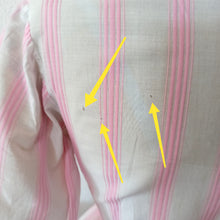 Charger l'image dans la galerie, 1950s - J. TIKTINER, France - Adorable Pink Stripes Summer Dress - W24 (62cm)