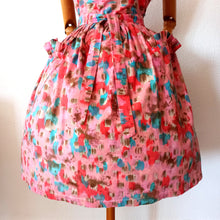 Charger l'image dans la galerie, 1950s 1960s - Gorgeous Abstract Triangular Pockets Dress - W27 (68.5cm)