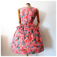 Charger l'image dans la galerie, 1950s 1960s - Gorgeous Abstract Triangular Pockets Dress - W27 (68.5cm)