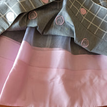 Charger l'image dans la galerie, 1950s 1960s - Adorable Grey Roses Cotton Dress - W27 (68.5cm)