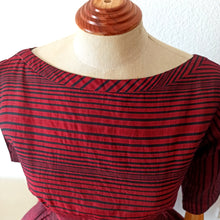 Cargar imagen en el visor de la galería, 1940s 1950s - JERRY GILDEN - SPECTATOR, USA - Stunning Dress - W26 (66cm)