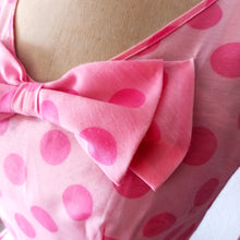 Charger l'image dans la galerie, 1950s 1960s - Adorable Pink Dots Dress - W25 (64cm)