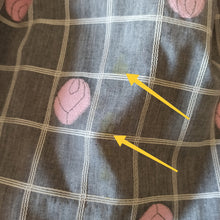 Charger l'image dans la galerie, 1950s 1960s - Adorable Grey Roses Cotton Dress - W27 (68.5cm)