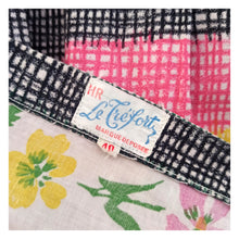 Charger l'image dans la galerie, 1950s - HR LE TREFORTS, France - Adorable Cotton Dress - W28 (71cm)