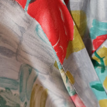 Charger l'image dans la galerie, 1950s - Lovely Roseprint Rayon Dress - W26 (66cm)