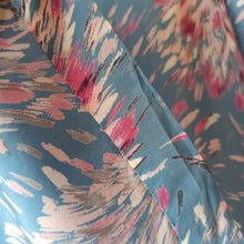 Charger l'image dans la galerie, 1950s - Stunning Pastel Colors Cold Rayon Dress - W28 (71cm)