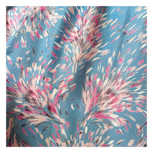 Charger l'image dans la galerie, 1950s - Stunning Pastel Colors Cold Rayon Dress - W28 (71cm)
