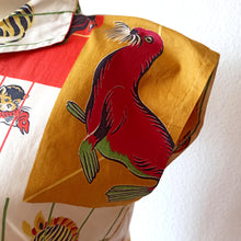 Charger l'image dans la galerie, 1950s - Rare Collector's Animals Zoo Novelty Blouse - Sz S/M