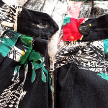 Charger l'image dans la galerie, 1950s - Stunning Parisien Newspaper Bouquet Novelty Skirt - W28 (72cm)