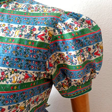 Charger l'image dans la galerie, 1940s 1950s - GASSMANN, Switzerland - Adorable Cotton Dress - W27 (68cm)