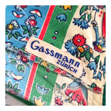 Charger l'image dans la galerie, 1940s 1950s - GASSMANN, Switzerland - Adorable Cotton Dress - W27 (68cm)