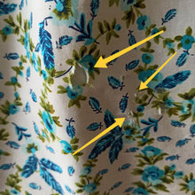 Charger l'image dans la galerie, 1950s - Exquisite French Couture Floral Cotton Dress - W26 (66cm)