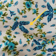 Charger l'image dans la galerie, 1950s - Exquisite French Couture Floral Cotton Dress - W26 (66cm)