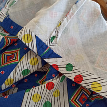 Charger l'image dans la galerie, 1950s - Fabulous Colorful Pocket Cotton Dress - W25 (64cm)