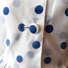 Charger l'image dans la galerie, 1950s - Iconic French Polkadots Dress - W26 (66cm)