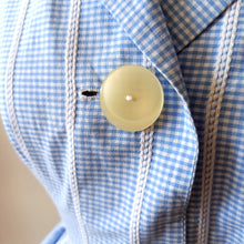 Charger l'image dans la galerie, 1950s - Adorable Baby Blue Vichy Cotton Dress - W31 (80cm)